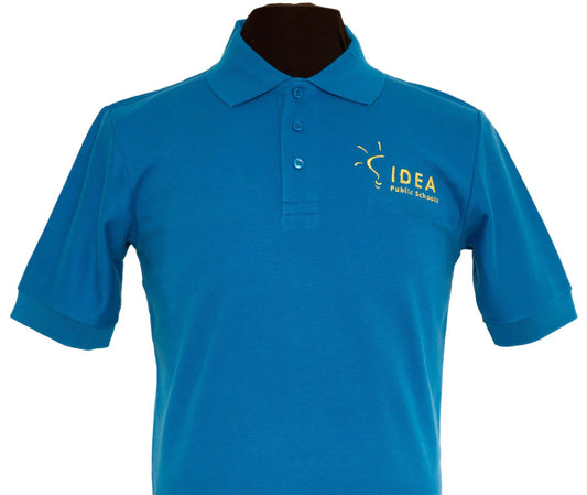 IDEA Blue Polo (Grades: Pre-K through 5th & 8th)