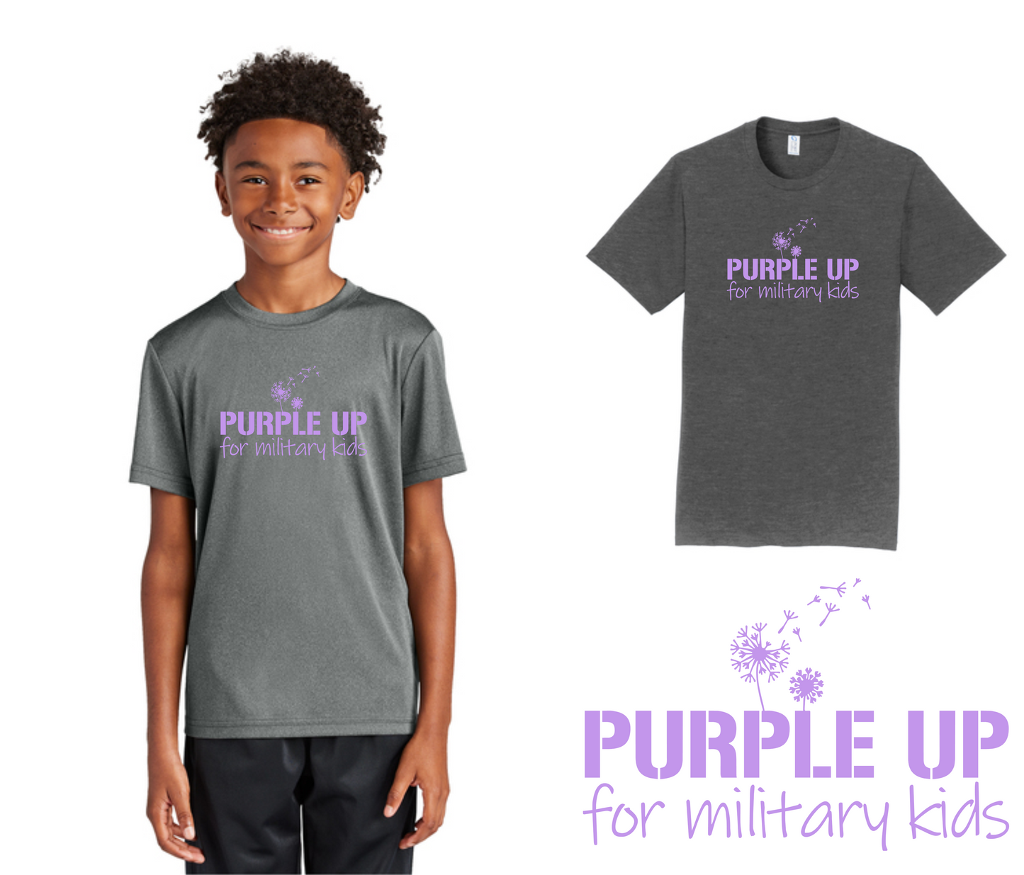 Reyes Purple Up for Military Day Shirt