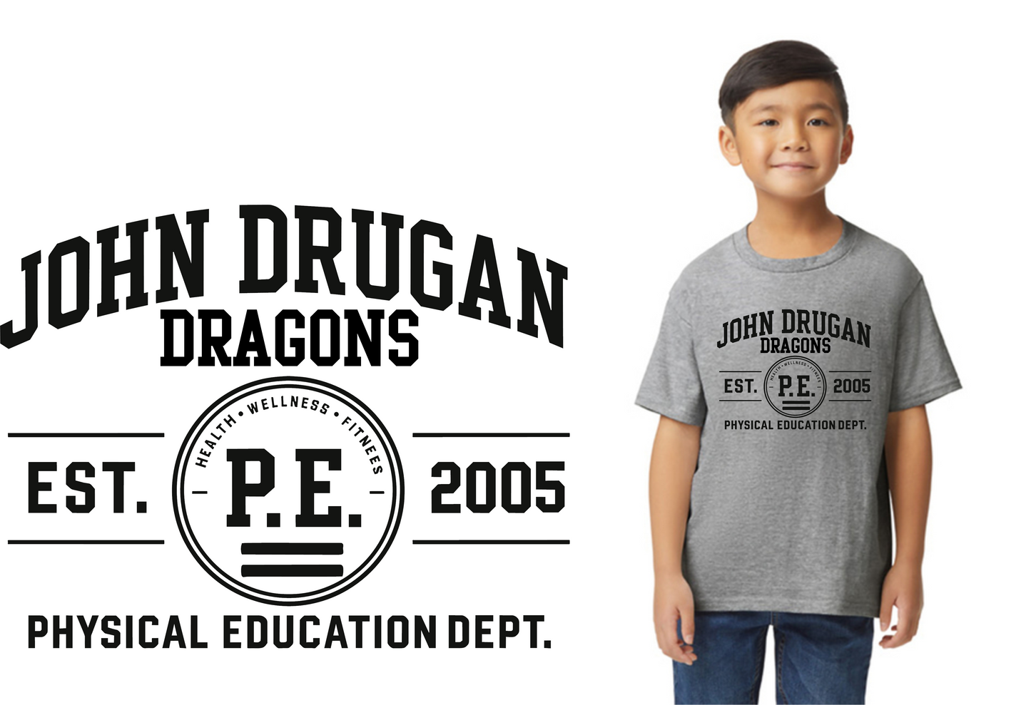 JD School P. E. Shirt