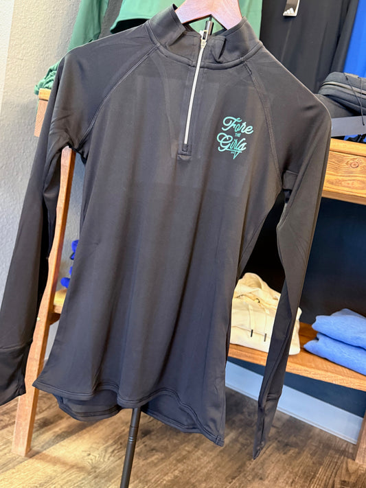 FTG 1/4 Zip Black