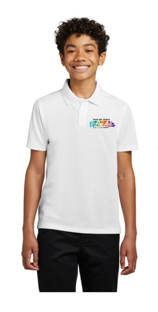 PDN White School Polos
