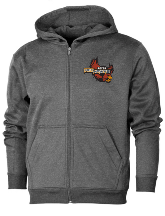 Reyes School Gray Zipper Jacket