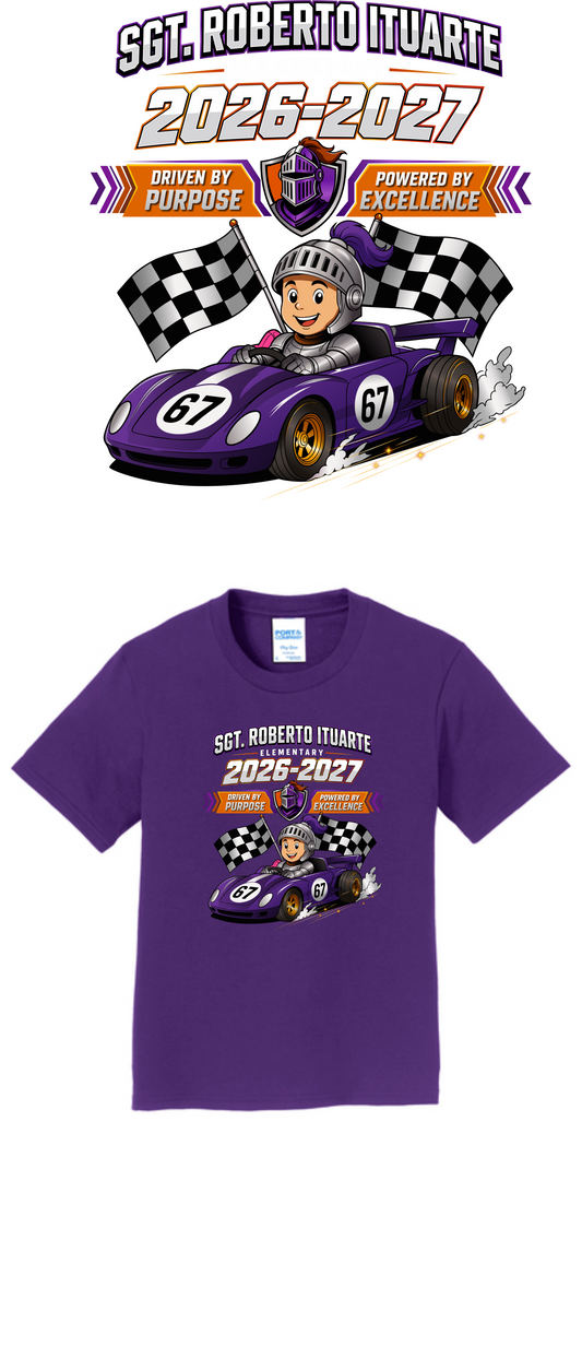 Ituarte Spirit Tshirt - Boy Race Car Driver